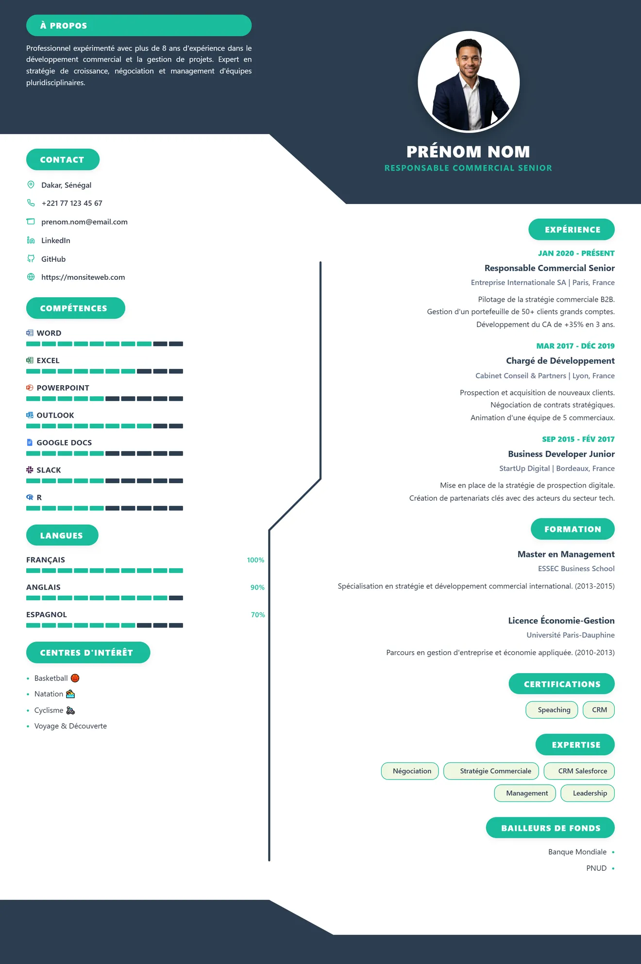 Modèle de CV 4