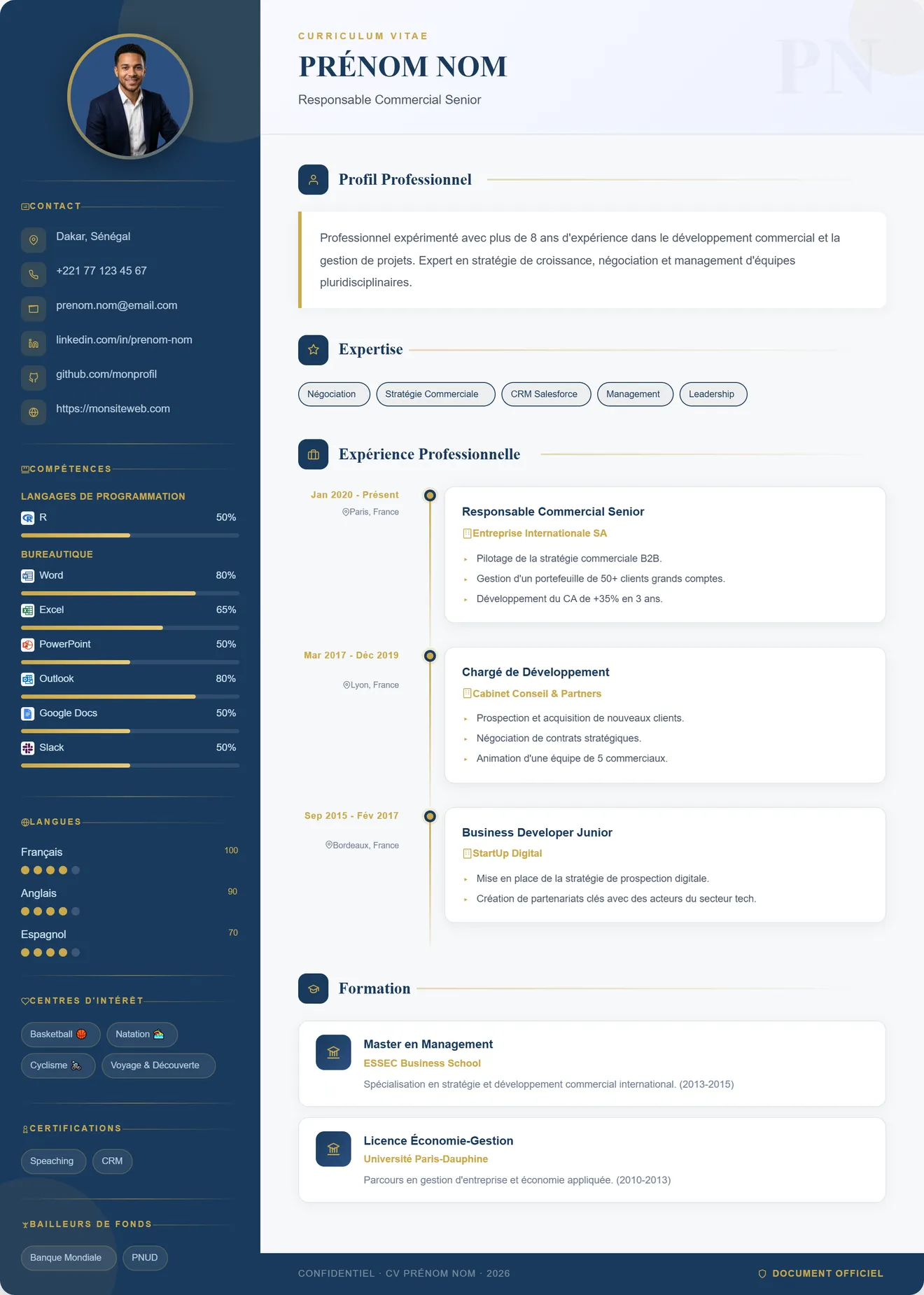 Modèle de CV 7